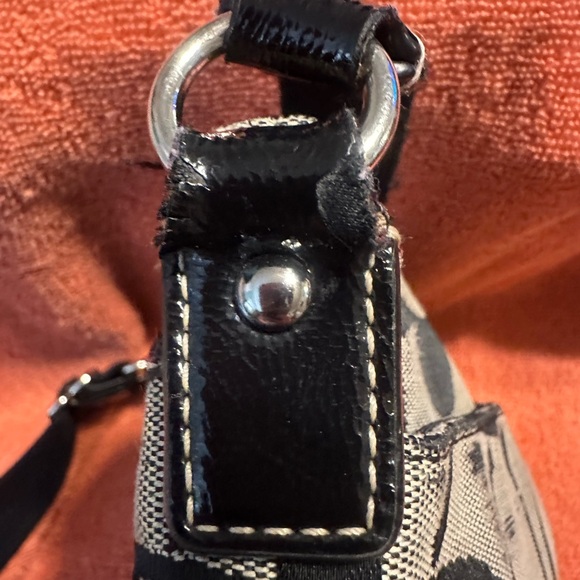 Coach Black and Khaki Signature Crossbody - Picture 5 of 5